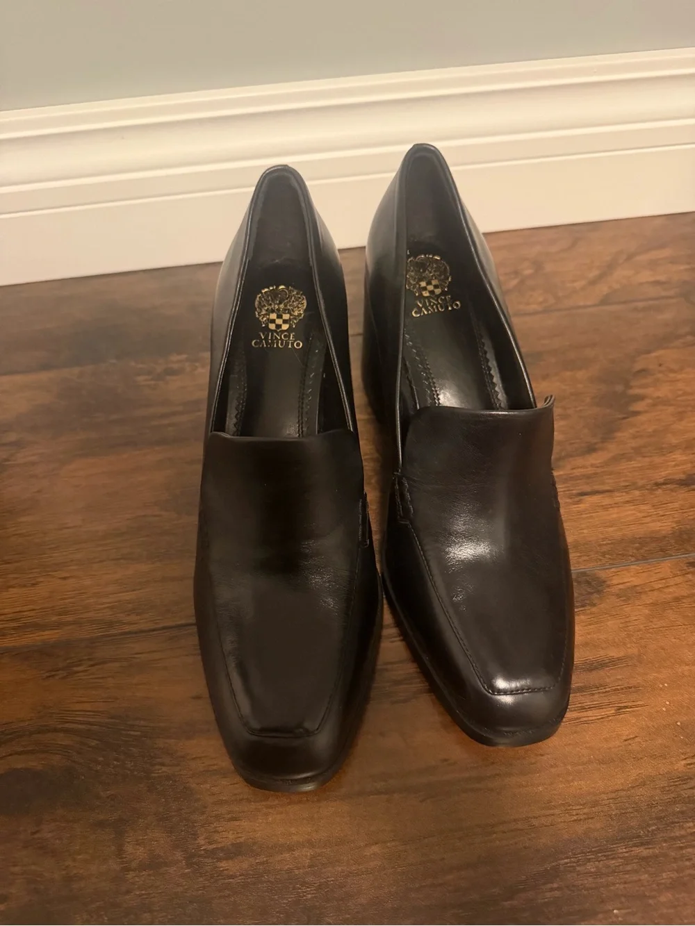 Vince camuto heeled loafer